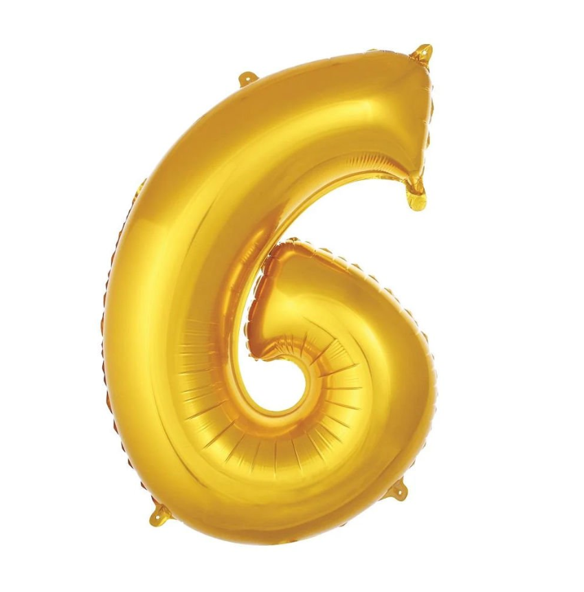 Folyo Balon Gold 6 34 İnç 76 Cm